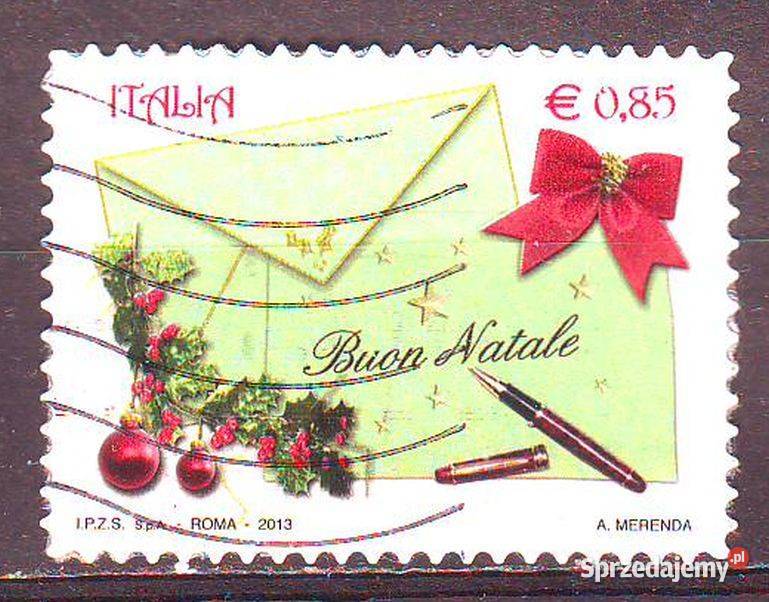 Zn Włochy Mi 3651 kas 2013 Filatelistyka Gliwice sprzedam