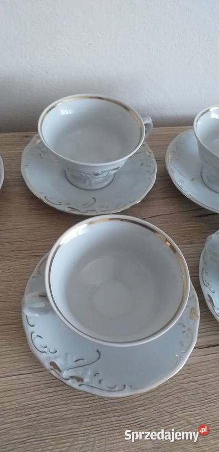 Filiżanki Wałbrzych prl Porcelana i szkło łódzkie Przedbórz