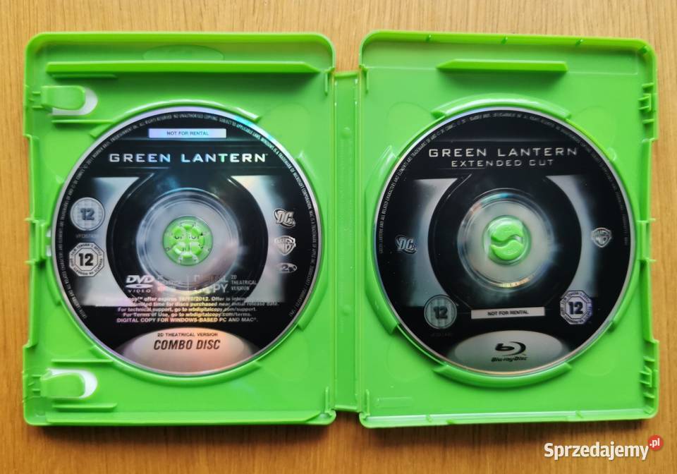 Green Lantern Zielona Latarnia Bluray DVD En łódzkie