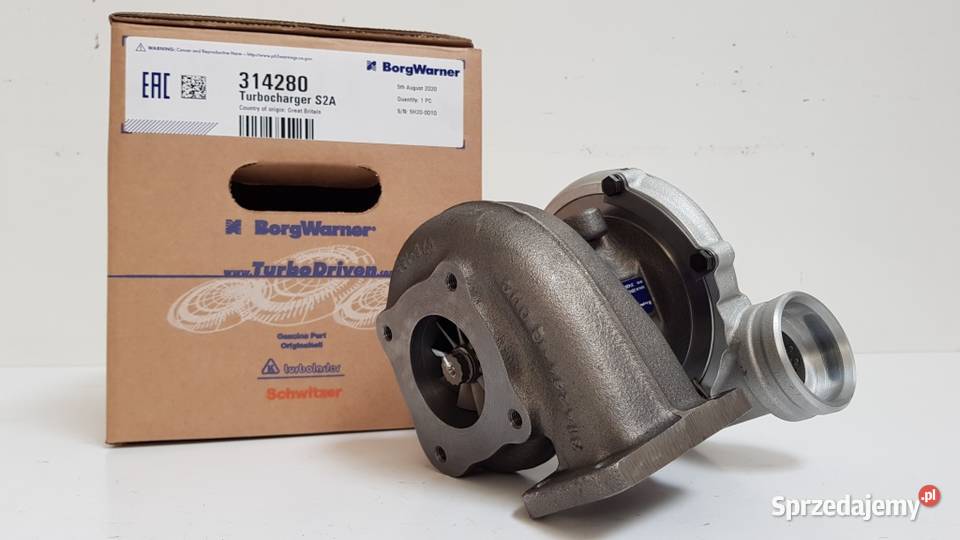 Turbosprężarka SCHWITZER 314052 314088 314092 Turbosprężarki