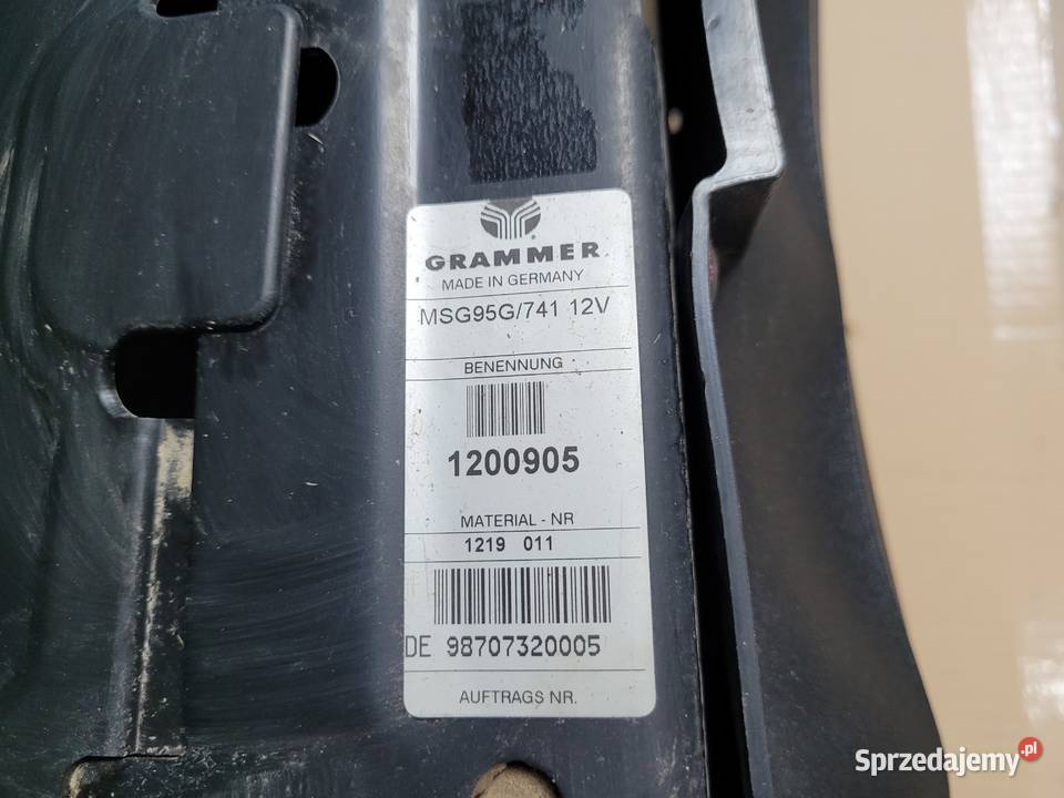 CASE IH PUMA 145 12r SIEDZENIE FOTEL KIEROWCY Kabina i karoseria Kolno