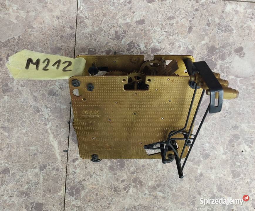M212 Mechanizm starego zegara ściennego SBS Tczew sprzedam