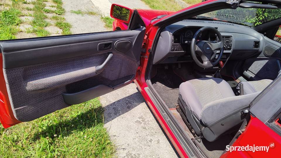 Ford Escort Cabrio 91 Żółte tablice Nowy Dach