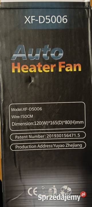 Nagrzewnica do samochodu osobowe Kętrzyn