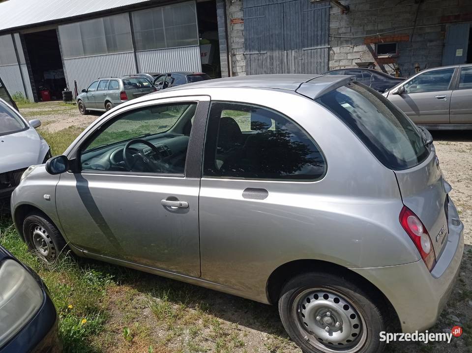 Nissan Micra 14 65 kW 2003 r dawca części Rok produkcji 2003 Szklarka Myślniewska