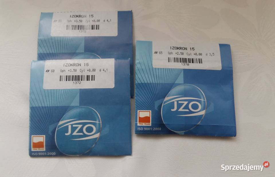 Szkła do okularów korekcyjnych 250350 IZOKRON 15 łódzkie Łódź