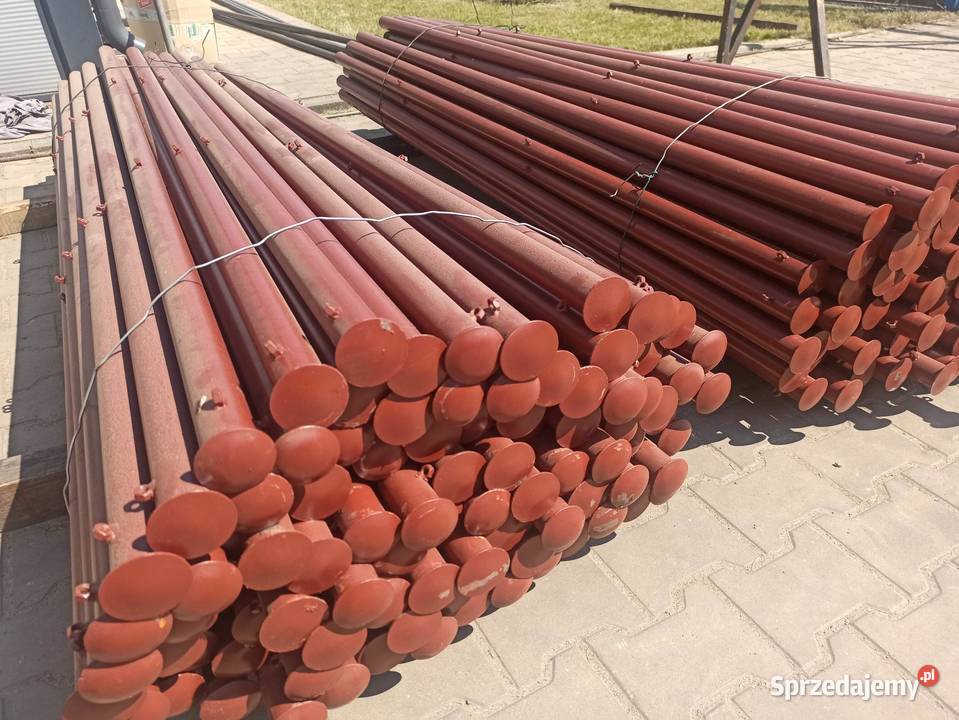 Słupki ogrodzeniowe fi 42 2 metry w podkładzie lubelskie Cyców sprzedam