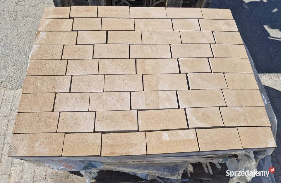 Kostka Brukowa Mini Trio 8 Beżowy Libet Podjazd Wielogóra