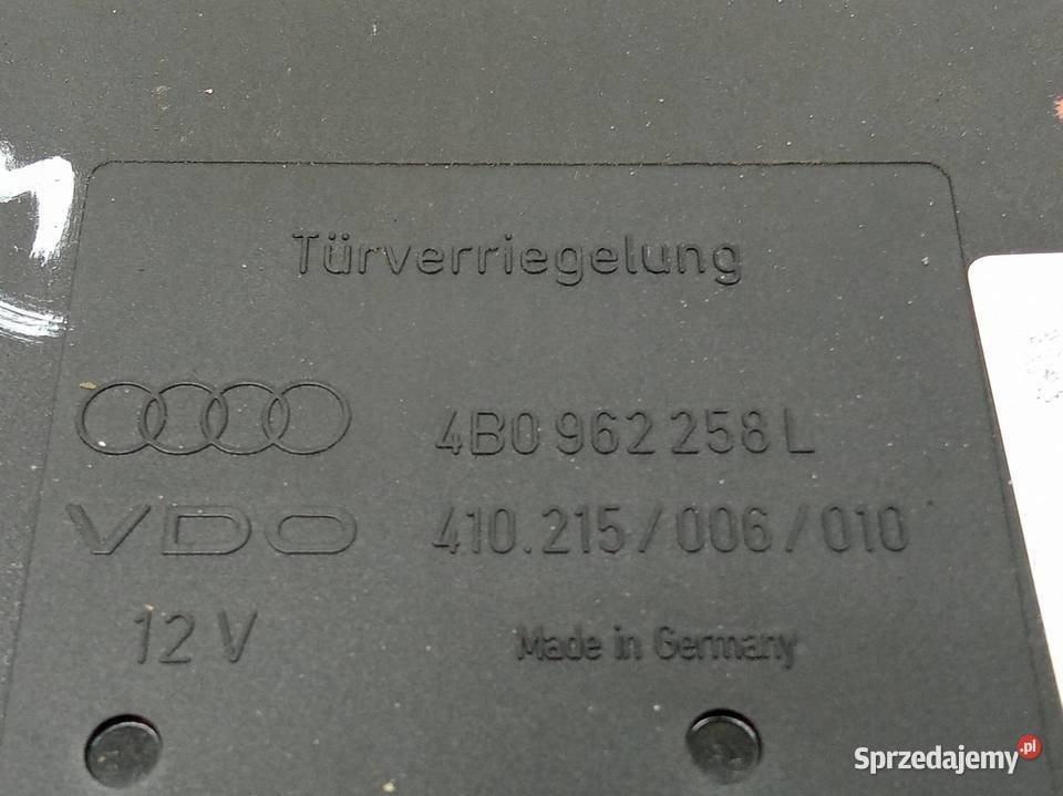 MODUŁ KOMFORTU 4B0962258L Audi A6 II 19972004 C5