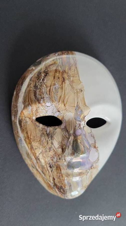 Obraz Maska maska ceramiczna malowana ręcznie Sierakowice