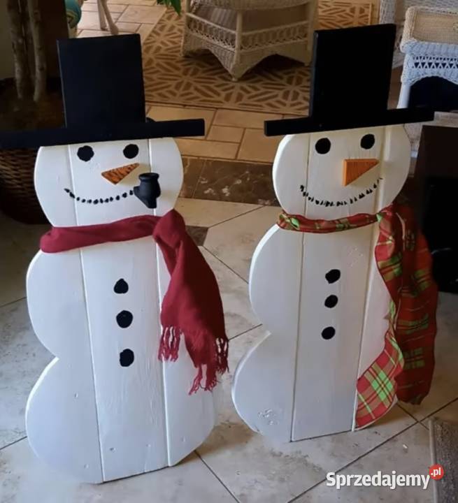 Bałwan drewniany ozdobny łódzkie Zgierz sprzedam