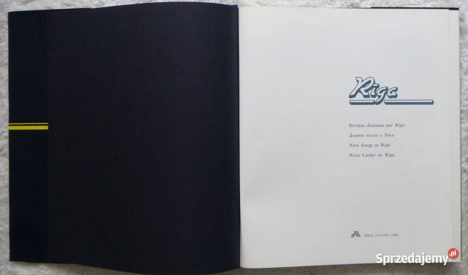 Album fotograficzny Ryga łotewsku i rosyjsku Poradniki, albumy i reportaże