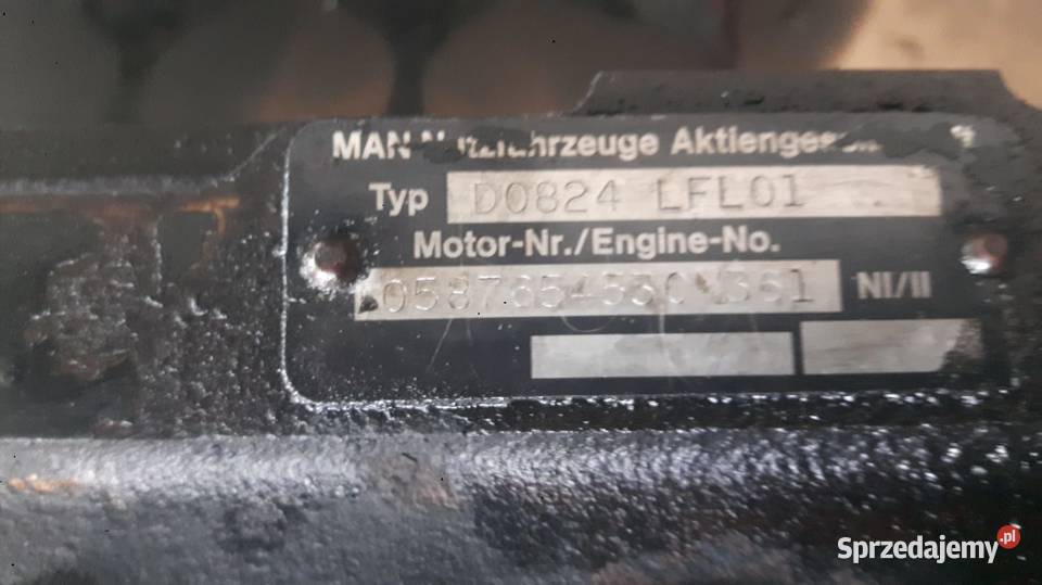 Tlok korbowod MAN 8163 D0824 LFL 01 Rzędowice