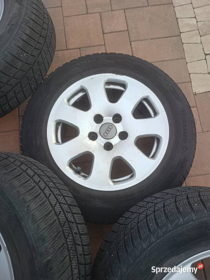 Alufelgi koła Audi oryginalne 15 opony zimowe Samochodowe Osieczna