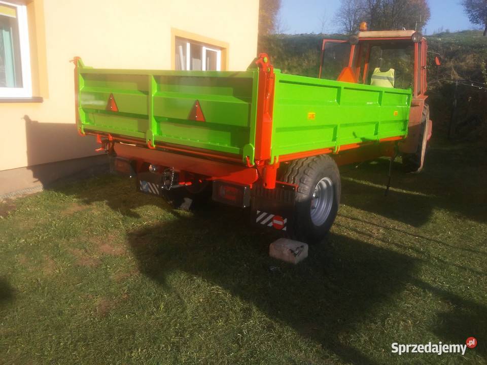 Przyczepa jednoosiowa kiper wywrotka Gać sprzedam