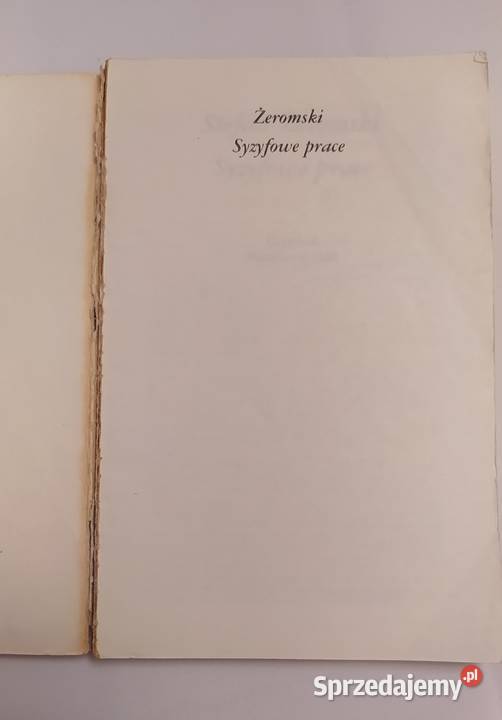 SYZYFOWE PRACE Stefan Żeromski
