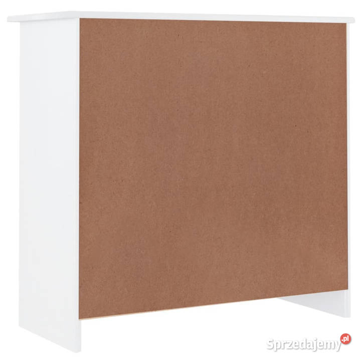 Szafka ALTA biała 77x35x73 lite drewno sosnowe Warszawa