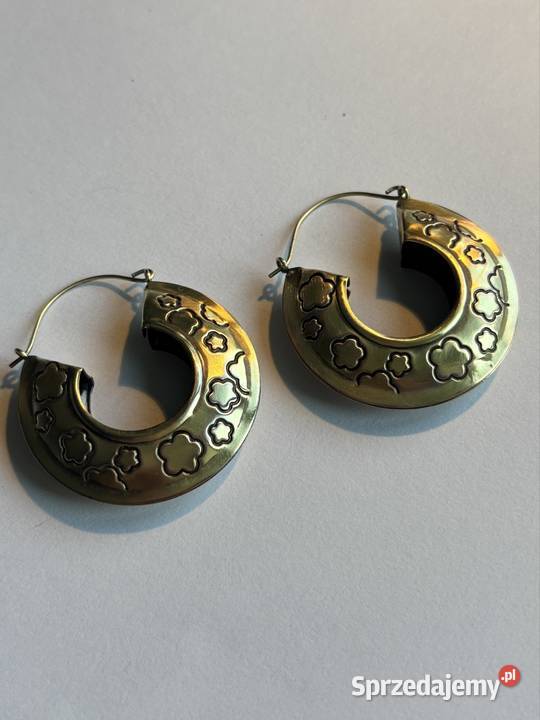 Kolczyki z mosiądzu styl vintage Bydgoszcz