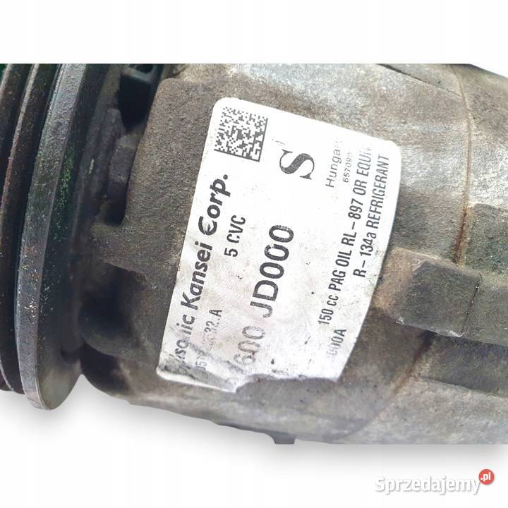 SPRĘŻARKA KLIMATYZACJI NISSAN Juke 16 92600JD000 osobowe Chełm