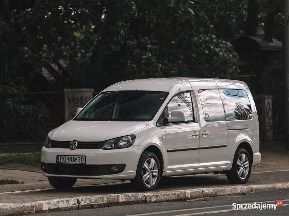 VW Caddy Maxi Trendline 20 TDI 140 mapa 170 2014 wielkopolskie Poznań sprzedam