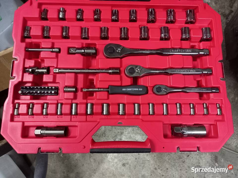 ZESTAW KLUCZY NASADOWYCH CRAFTSMAN NOWY Klucze Andrespol
