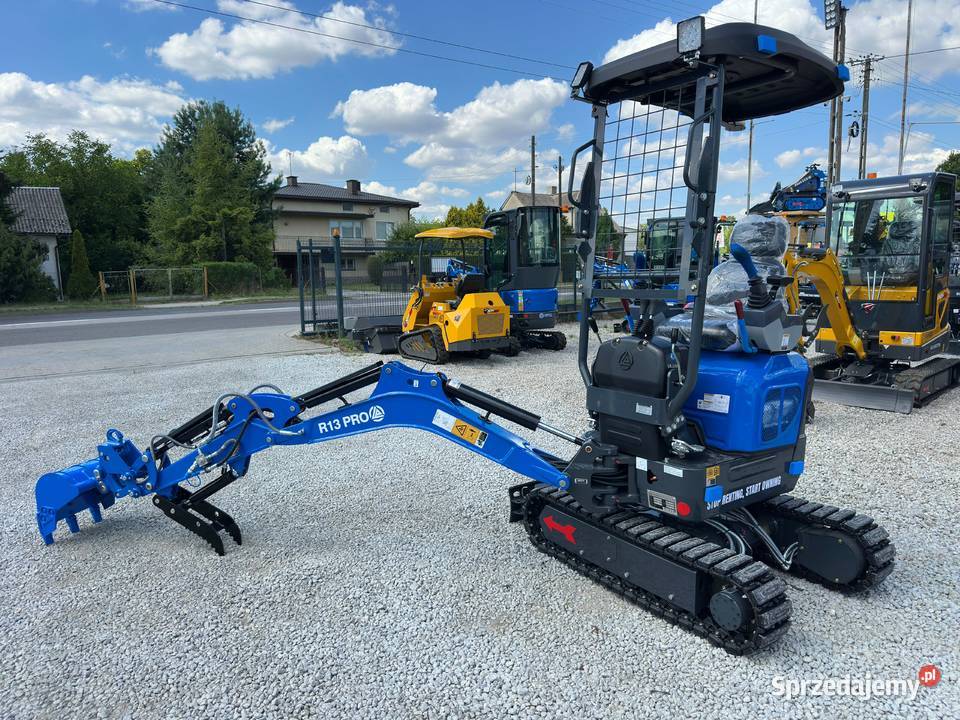 Nowa Minikoparka RIPPA R13 PRO Kubota 1300 Złoczew