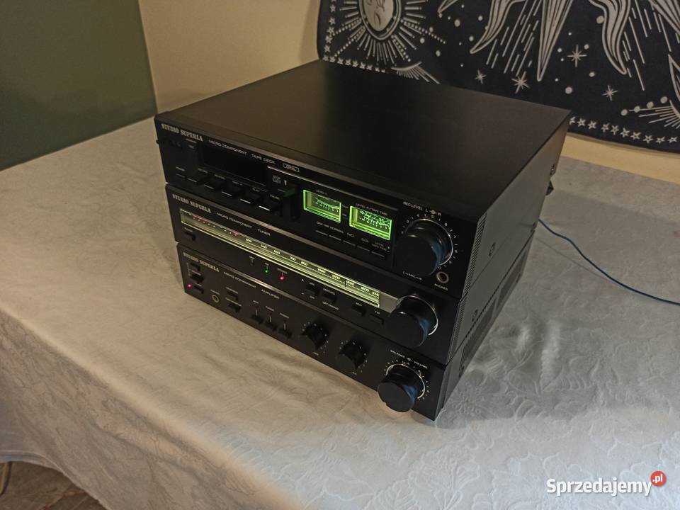 Wieża miniwieża STUDIO SUPERLA ładny zestaw dolnośląskie Kamienna Góra