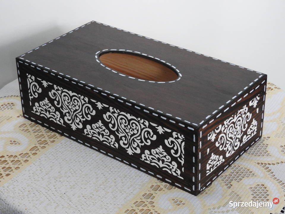 Chustecznik handmade z drewna prezent dekoracja śląskie Bytom