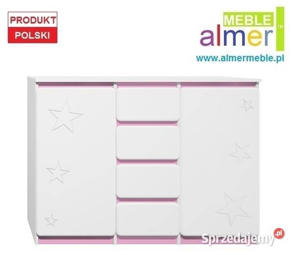 komoda młodzieżowa STARS MDF C4 140x40 w104