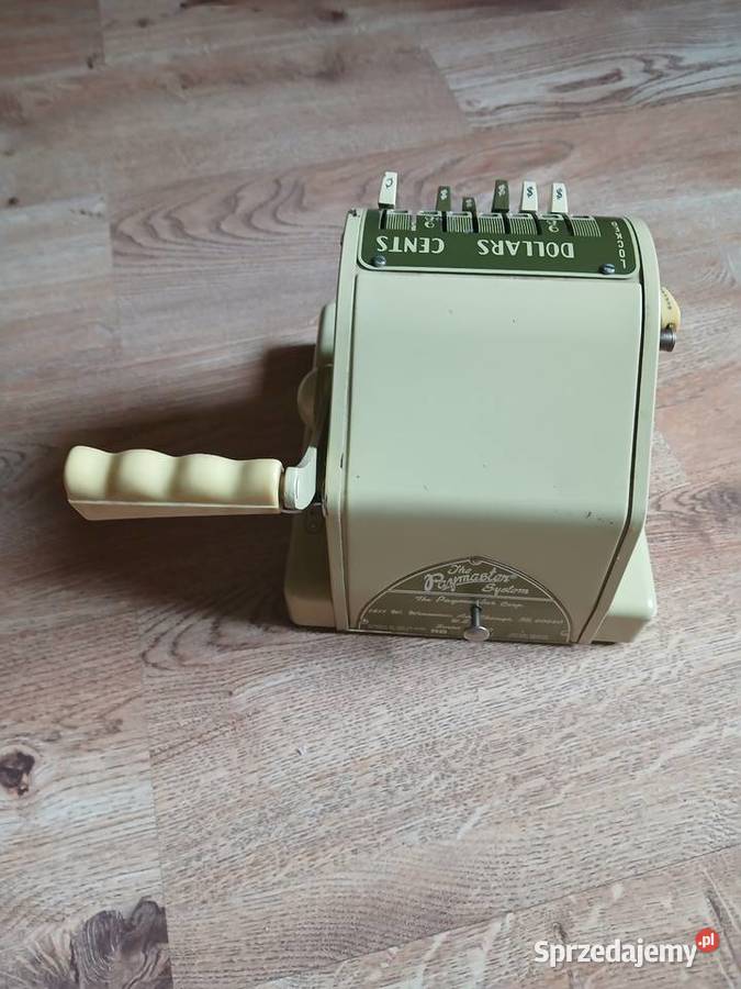 Stara maszyna do liczenia Paymaster X 550 Us