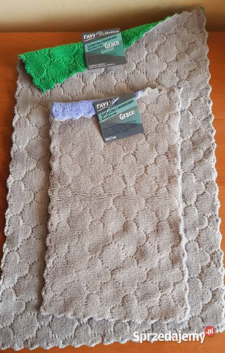 Ściereczki z mikrofibry 2x 26x40 i 26x17