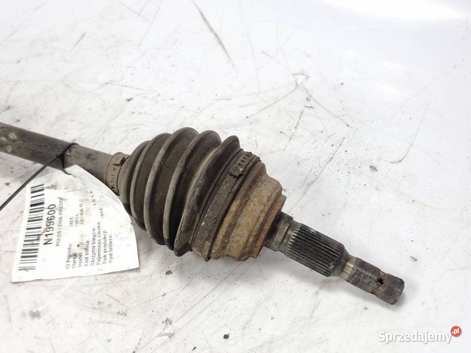 PÓŁOŚ LEWA PRZÓD OPEL ASTRA G osobowe Lipno