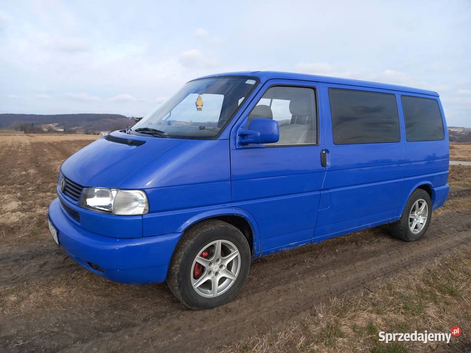 Vw t4 25 benzyna z gazem 4x4 mini kamper niebieski małopolskie sprzedam
