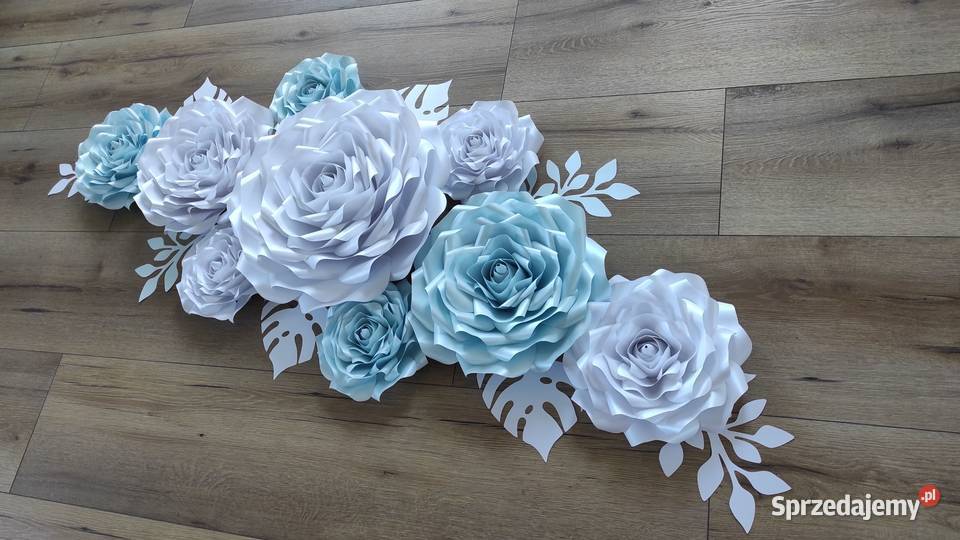 Kwiaty z papieru 3D wielkopolskie Jaroszyn-Kolonia