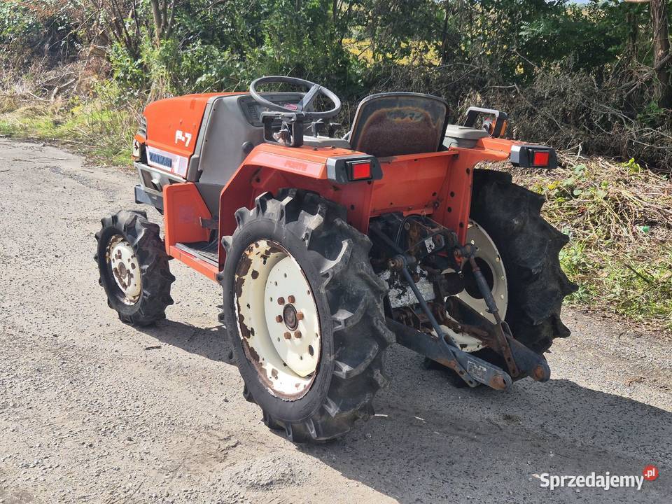 Traktorek traktor YANMAR F7D 16 44 Glebogryzarka Małuszyn