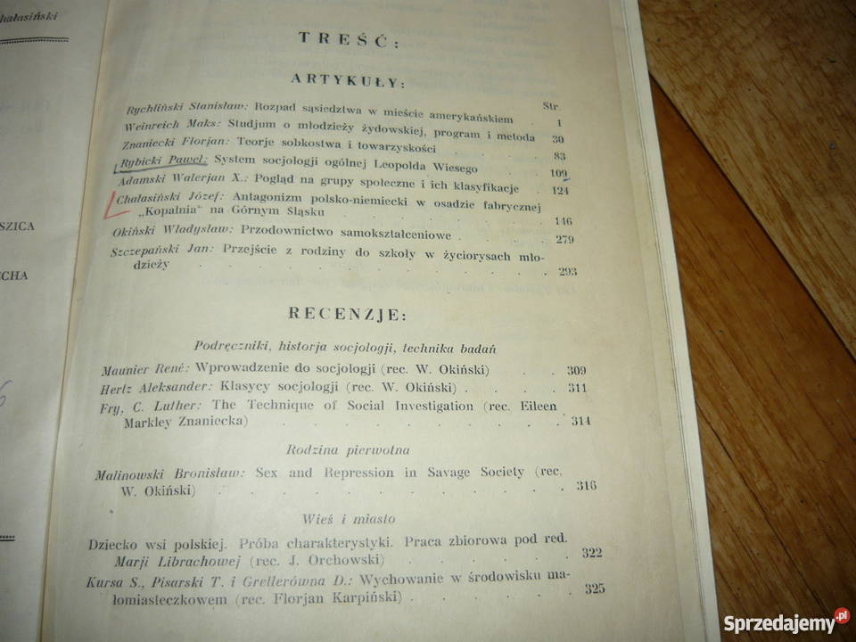 Przegląd Socjologiczny tom 3 1935