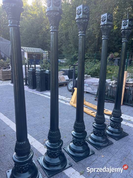 Stare nowe podstawy do lamp parkowych lampa Długopole Dolne