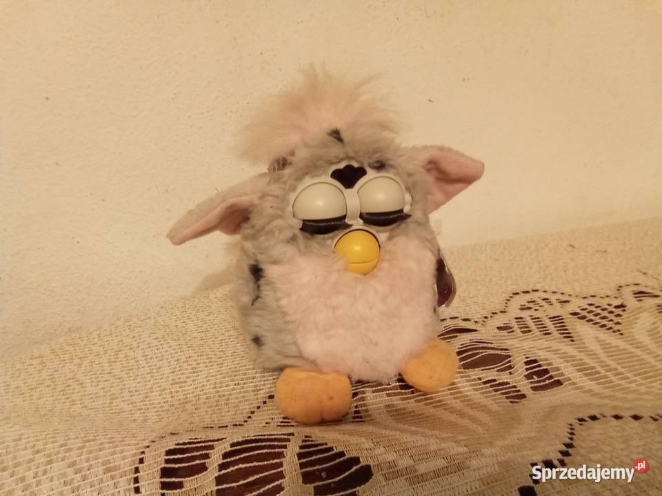 Furby szaro różowy 1 edycja 1998 Warszawa