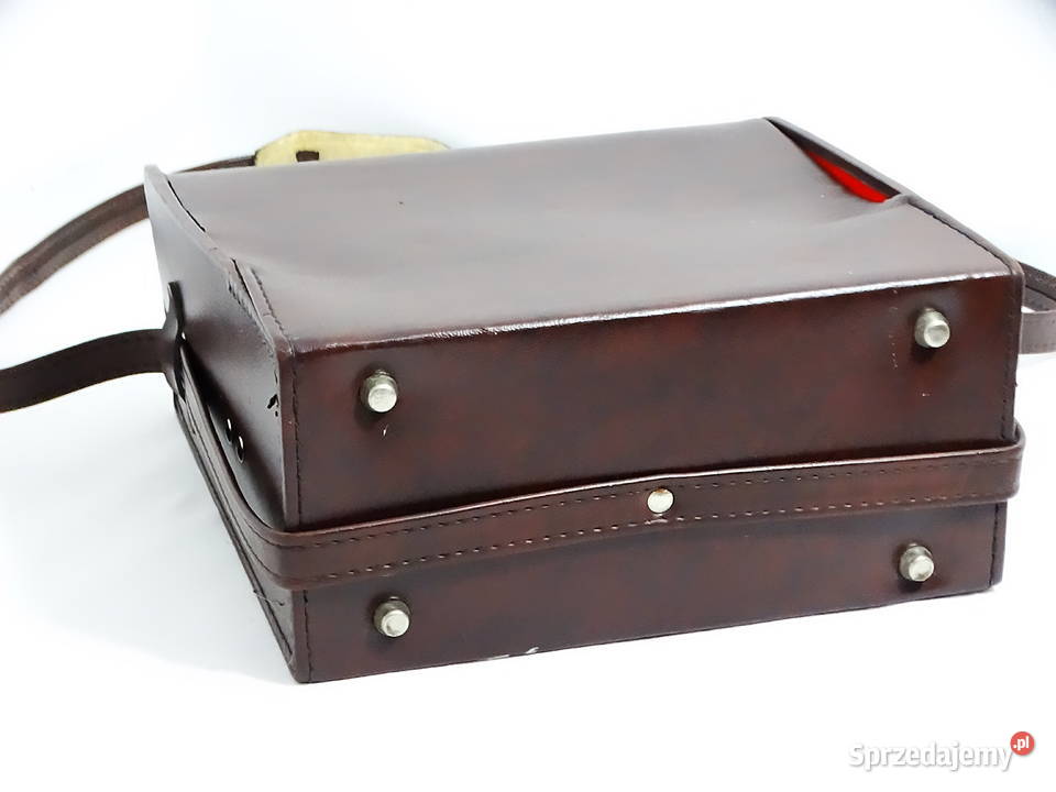 Skórzana torba futerał fotograficzna Biłgoraj