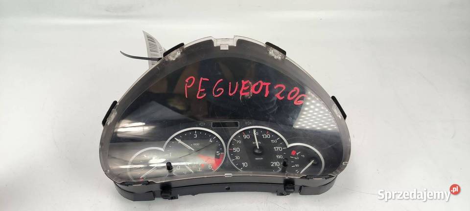 LICZNIK ZEGAR PEUGEOT 206 9656696580 Lipno