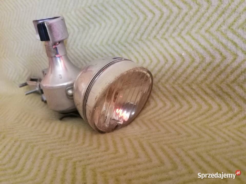 Lampa rowerowa przednia dynamo DDR RUHLA 6V 3W Szczecin