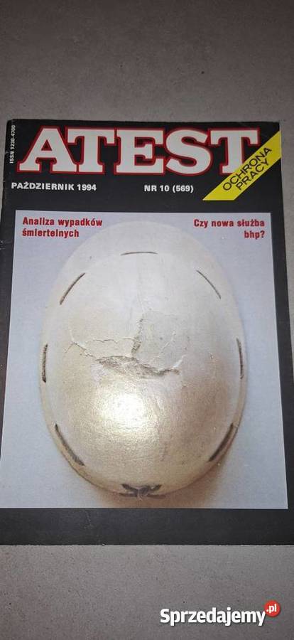 Magazyn ATEST 101994 BHP Ochrona Pracy Vintage