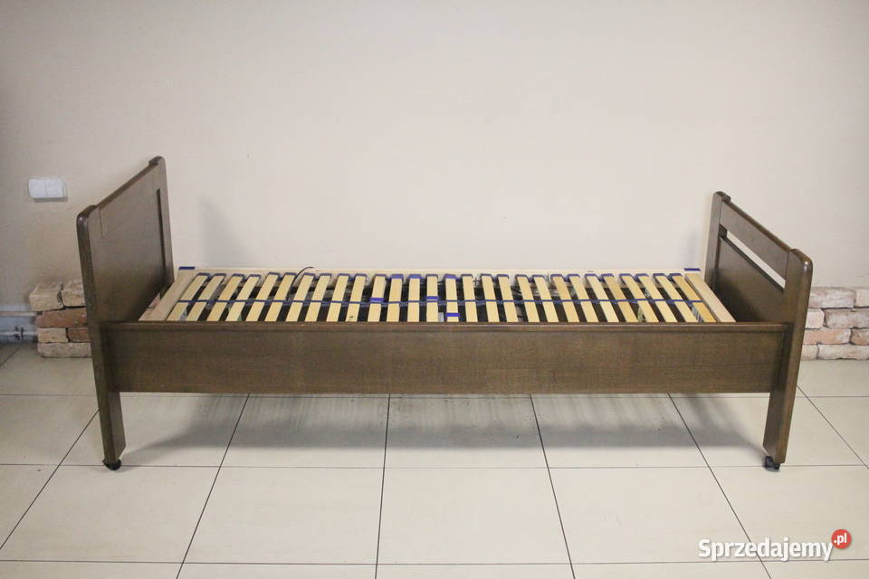 Łóżko elektryczne starszych osób rama DĘBOWA śląskie