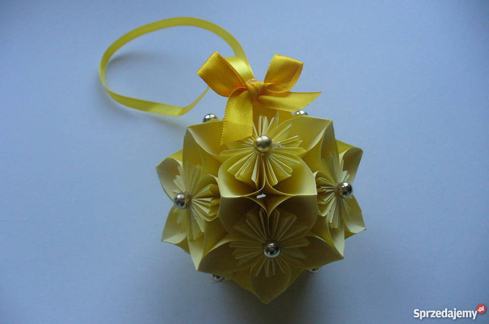 BOMBKI OZDOBY ŚWIĄTECZNE ORIGAMI KOMPLET 6 Brzozów sprzedam