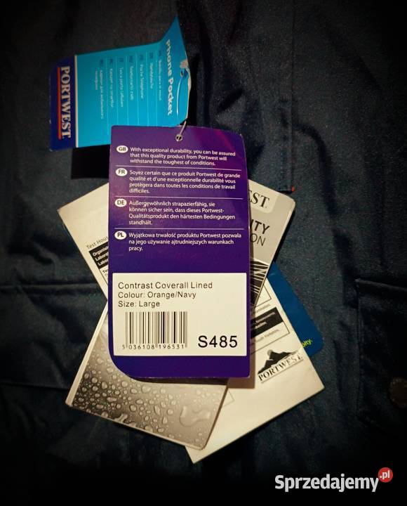 Kombinezon ostrzegawczy i ocieplany Portwest