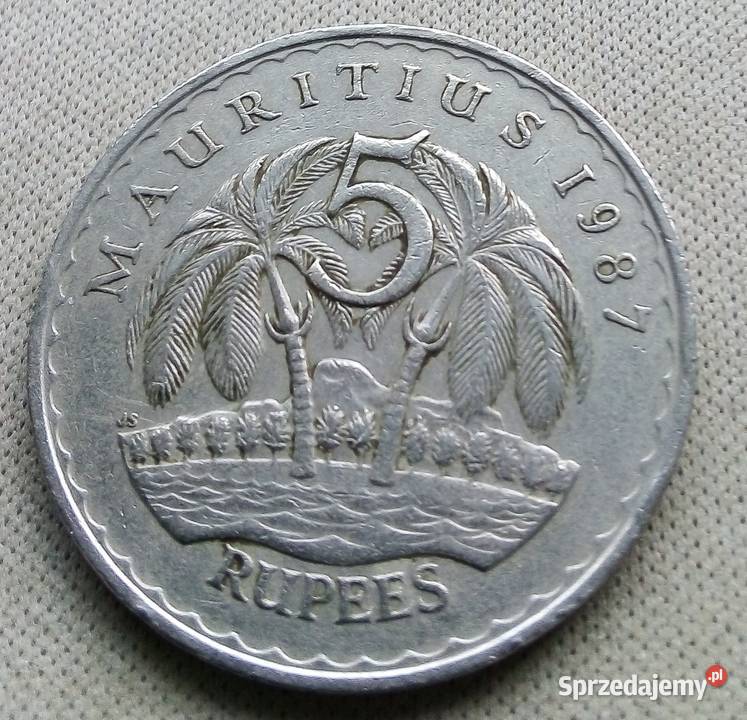 MAURITIUS 5 RUPEES 1987 r Numizmatyka Legionowo sprzedam