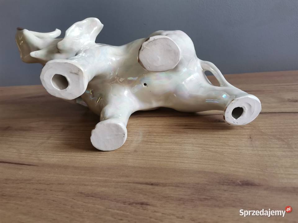 Stara figurka porcelanowa Słoń porcelana Katowice