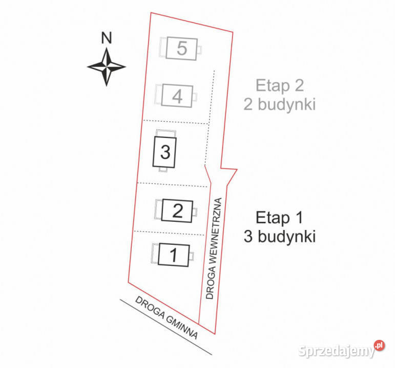 Dom wolnostojący sprzedam 7993m2 Kłaj Rok budowy 2026
