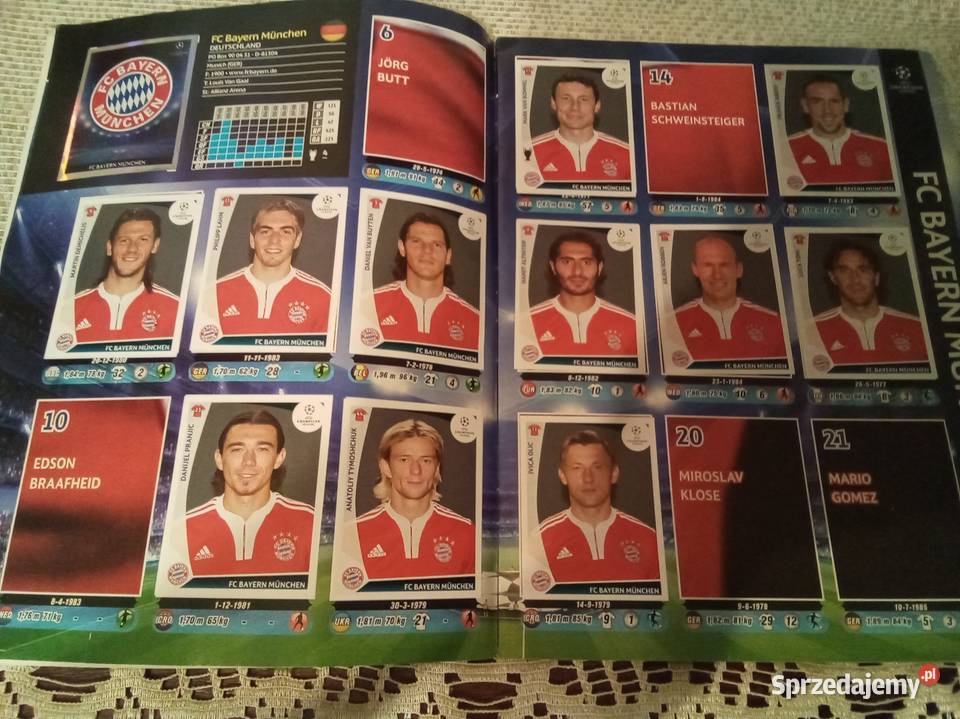 Uefa champions League 2009 2010 Album z Warszawa