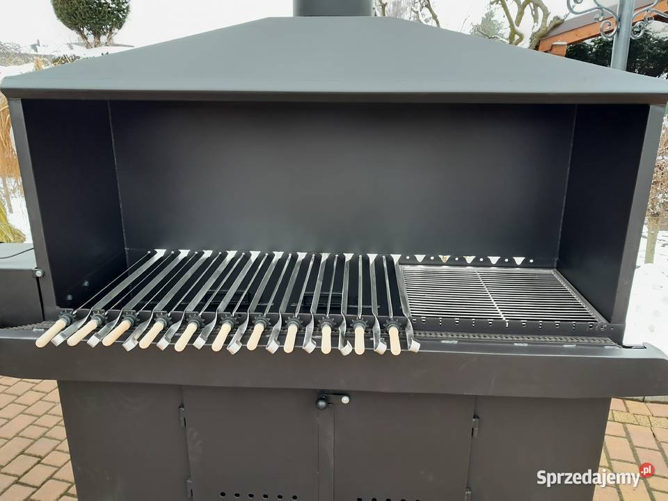 Grill obrotowy na szampury cateringowy Damasławek